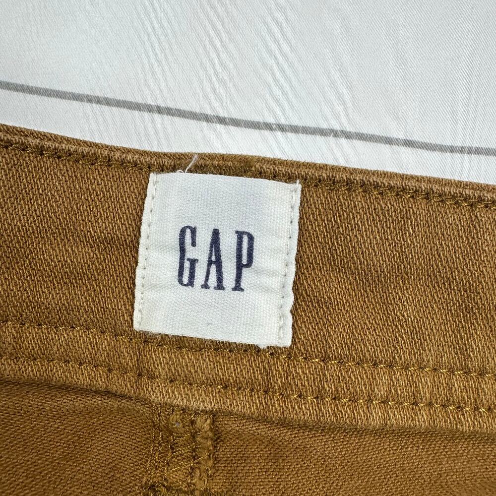 Gap Pants Womens 6 Bronze Brown Barrel Khaki Utility Cotton Blend High Rise - Picture 4 of 12